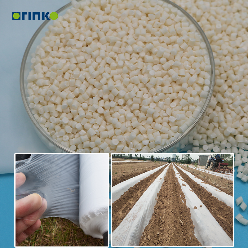 Orinko 100% mayorista de pellets de plástico biodegradables para película de mantillo