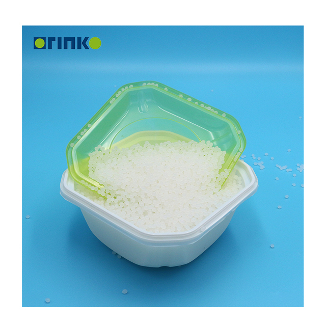 Gránulo de pla virgen ORINKO a gránulos de pla a granel biodegradables de fibra gránulo de resina pla resistente al calor